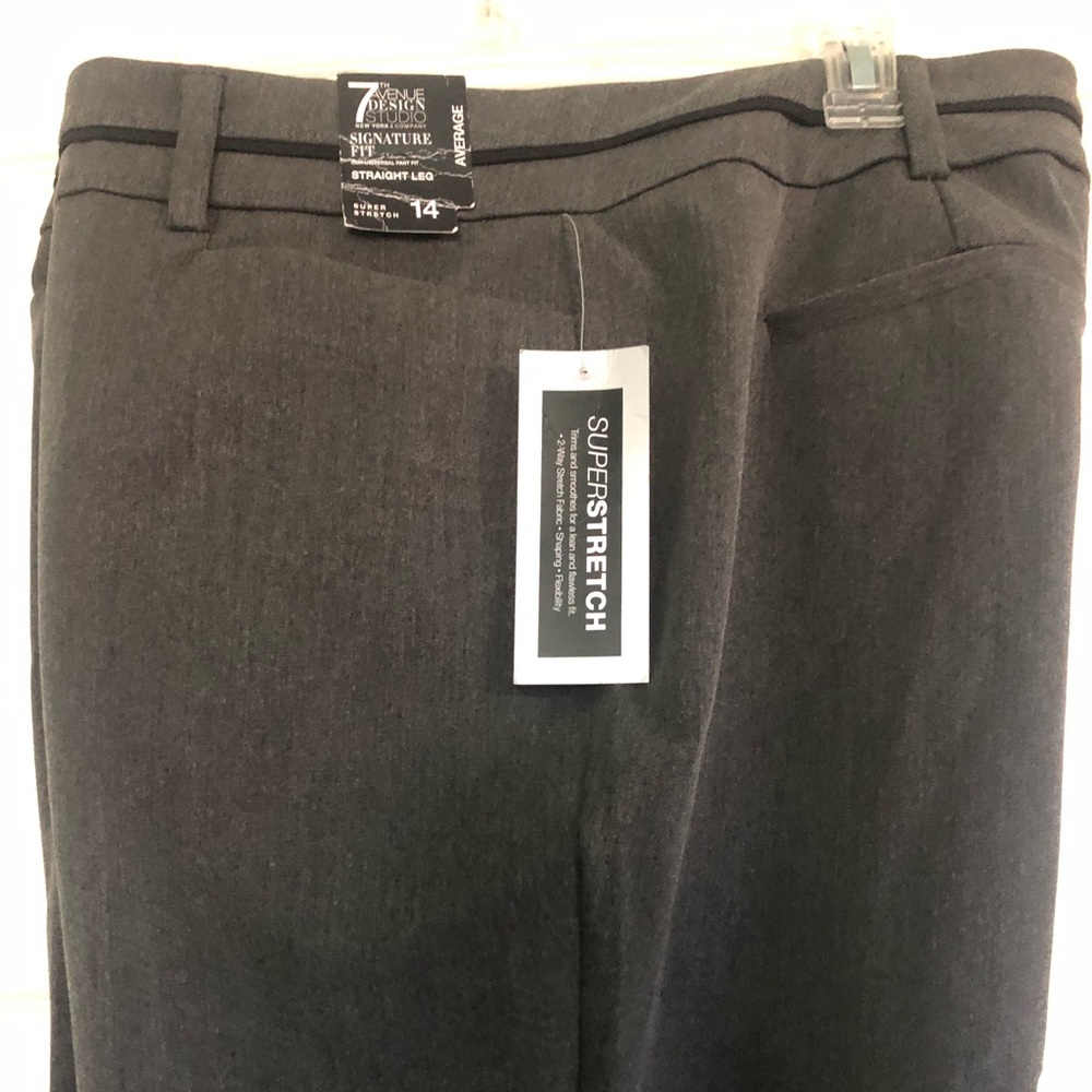 Straight leg super stretch pants size 14 NWT